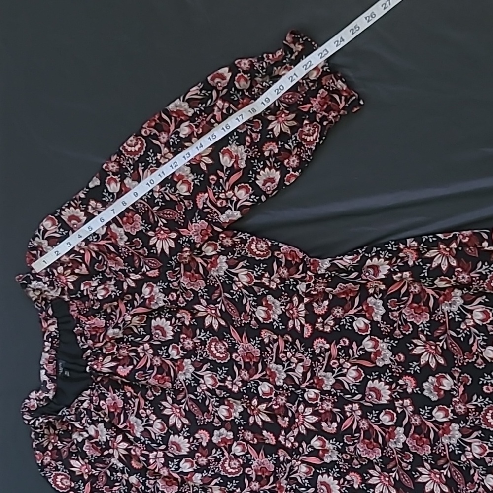 Talbots Scalloped Ruffle, Maxi, Cottagecore XLP - Picture 13 of 16